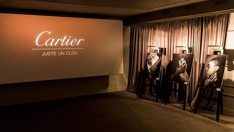 Alexander Gulinov's photographs at the Cartier Juste un Clou exhibition