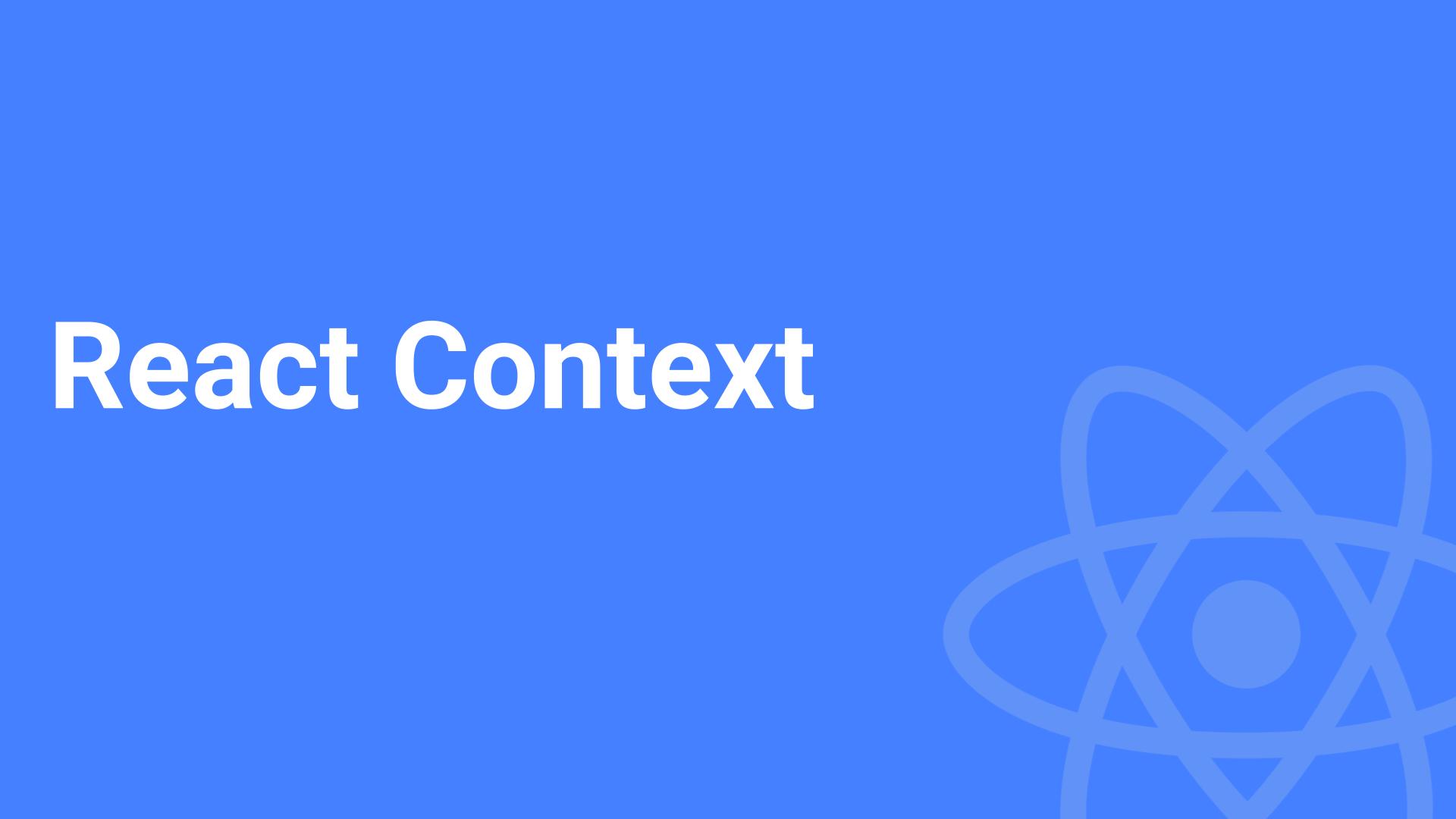 Обложка курса React Context - Эффективное управление состоянием приложения