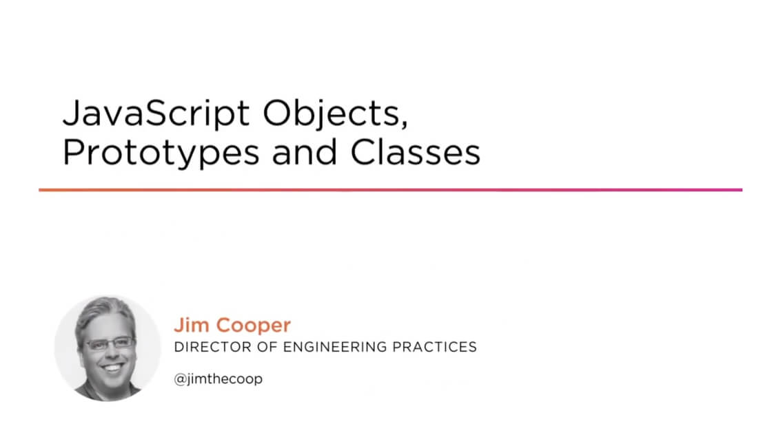 Обложка курса JavaScript Objects, Prototypes, and Classes By Jim Cooper