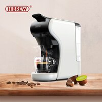 Кофеварка HiBREW 4 в 1 в несколько капсул, полностью автоматическая, с горячей и холодной детской кофеваркой, набор из вспенивателя и пластикового лотка 10000001492922