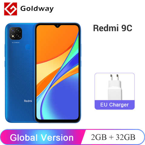 Глобальная версия Xiaomi Redmi 9C 9 C 2 Гб 32 ГБ / 3 Гб 64 ГБ смартфона Helio G35 8-ядерный процессор 6,53" HD+ дисплей Dot Drop 13 МП Задняя камера 5000 мАч 1005001273547818