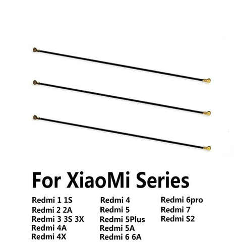 Новый коаксиальный разъем антенна Wi-Fi гибкий кабель для Xiaomi Redmi 1S 2 2A 3 3S 3X 4 4A 4X 5A 5 Plus 6 6pro 7 S2 1005001275951525