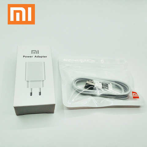 Адаптер зарядного устройства Xiaomi 5V2A с европейской вилкой, кабель Micro USB/Type C для Xiaomi mi 9, 9T, 8 SE, 6, A1, 6X, 5, Redmi 4, x, 5 Plus, note 4, 5, 4X, 5A, 4A 1005001287027087