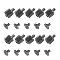 Набор из 10 наборов для ручного монтажа, винт-стойка, шестигранная гайка для материнской платы A-SUS M.2 SSD, серебристый, черный 1005001290674586