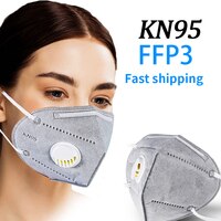 6-слойная маска для лица KN95 FFP3, унисекс маска, маска с воздушным клапаном, респиратор, пылезащитные маски для рта FFP2, маска, Прямая поставка 1005001291668130