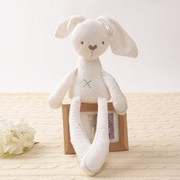 Милый кролик 42 см, медведь, искусственная кукла для детей, Успокаивающая, мягкая и плюшевая детская игрушка, подарок для младенцев 1005001300482742