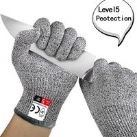 Перчатки с защитой от порезов, для защиты 5 уровня, перчатки для кухни, устойчивые к порезам, защитные перчатки для резки рыбы и мяса 1005001308654693