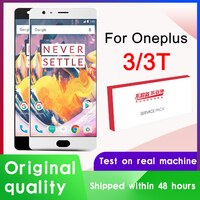 Новый OLED/оригинальный AMOLED дисплей 5,5 '', замена для Oneplus 3 3T, ЖК-дисплей, сенсорный экран для OnePlus 3 3T A3000, ЖК-панель 1005001315433961