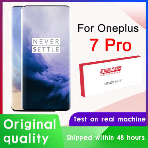 Оригинальный ЖК-дисплей 6,67 дюйма AMOLED для OnePlus 7 Pro, фотодисплей для 1 + 7 Pro, запасные части 1005001316153607