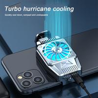 Универсальный мини-вентилятор охлаждения, радиатор Turbo Hurricane, игровой охладитель для сотового телефона, Охлаждающий радиатор для IPhone/Samsung/Xiaomi 1005001349183825