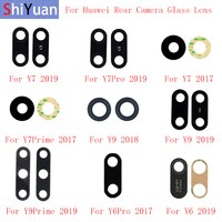 Стекло для объектива задней камеры Huawei Y6 2019 Y7 2019 Y7 2017 Y9 2019 Y9 2018, стеклянные линзы для камеры, запасные части для ремонта, 2 шт. 1005001361431308