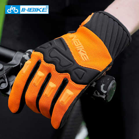 Перчатки INBIKE для горного велосипеда для мужчин и женщин, ударопрочные спортивные митенки с пальцами для сенсорных экранов, для осени и зимы, MC010 1005001369066470