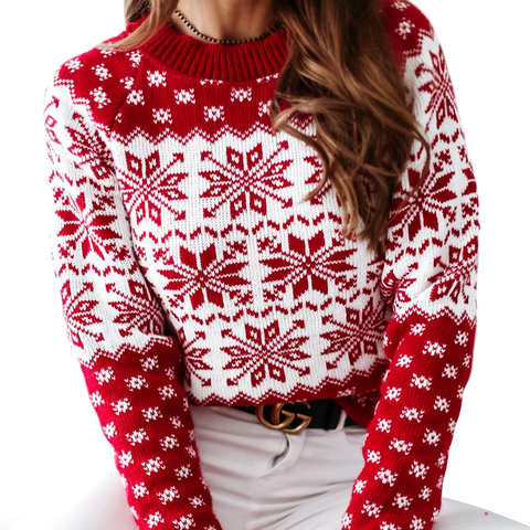 Осенний модный брендовый женский джемпер, свитер, пуловер, топы, пальто, Рождественские Зимние женские теплые короткие свитера, одежда 1005001377793986
