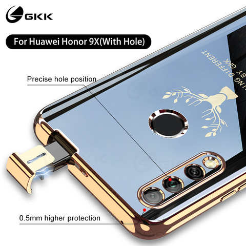 Чехол для Huawei Honor 9X, роскошные мягкие чехлы с покрытием для Huawei P Smart Z Y9 Prime 2019, противоударный чехол с изображением лося для Honor 9x 1005001388298207