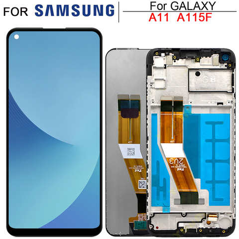 6,4 дюйма, оригинальный A115, ЖК-дисплей для Samsung Galaxy A11, сенсорный экран в сборе для Samsung A115F, A115F/DS, ЖК-дисплей 1005001388758693