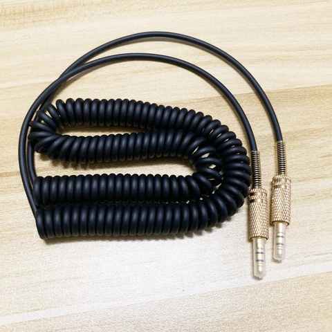 Универсальный сменный аудиокабель 3,5 мм, Спиральный шнур для Marshall stockwell Woburn Kilburn II MS2, акустический штекер-штекер 1005001399744080