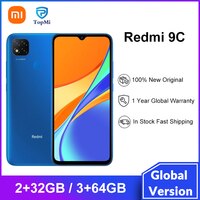 Xiaomi Redmi 9C глобальная версия дюйма, 2 ГБ 32 ГБ/3 Гб 64 ГБ 9 C мобильный телефон дюйма, задняя камера 13 МП, MTK Helio G35, большой дисплей 6,53 дюйма, 5000 мАч 1005001426071112
