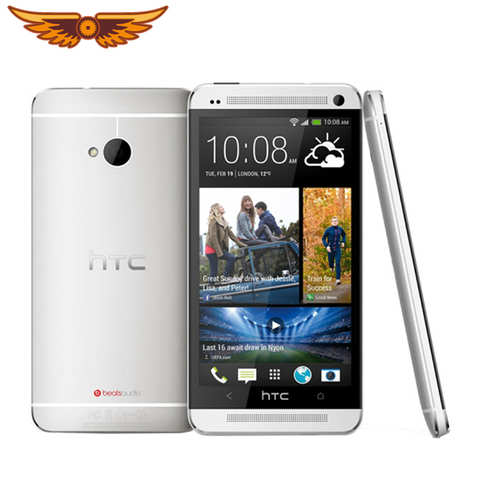 Оригинальный разблокированный HTC One M7, четырехъядерный процессор, экран 4,7 дюйма, 4 МП, 32 ГБ ROM, 2 Гб RAM 1080i, 2300 мАч, сенсорный экран, Android мобильный телефон 1005001435943298
