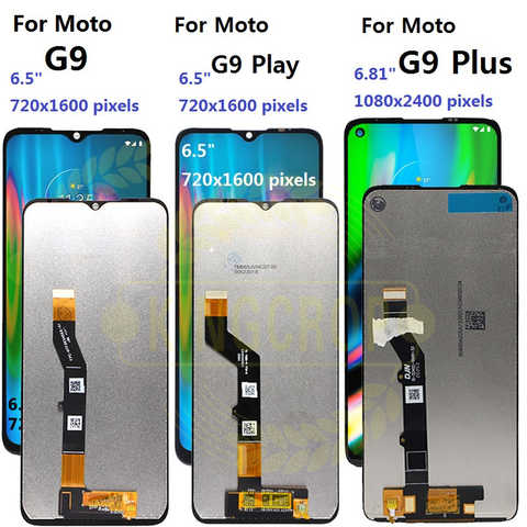 Оригинальный ЖК-дисплей для Motorola Moto G9 Play с сенсорным экраном дигитайзер в сборе для Moto G9 plus XT2087 ЖК-дисплей G9 1005001437574447