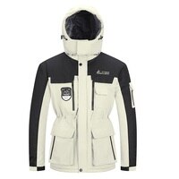 Куртка мужская зимняя флисовая, водонепроницаемая, с капюшоном, размеры 7XL, 8XL 1005001448775163