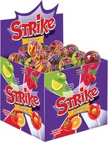 Карамель на палочке Strike с жевательной конфетой, 11 г 1005001465148409
