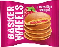 «Basker Wheels», pancake с джемом с соком малины, 36 г 1005001465580375