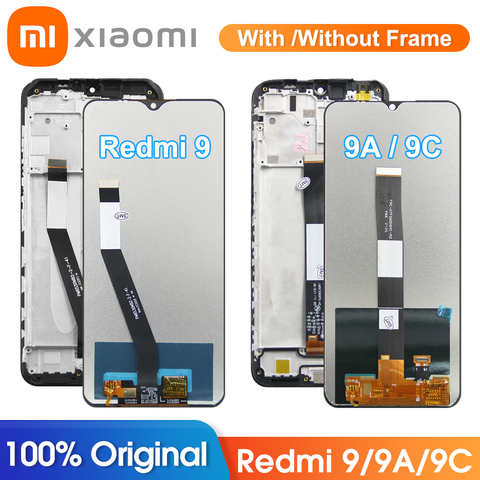 Экран 6,53 ''для Redmi 9 M2004J19G, ЖК-дисплей, сенсорный экран, дигитайзер с рамкой для Xiaomi Redmi 9A 9C M2006C3MG, замена 1005001474000609