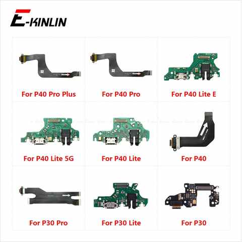 Соединительная плата для зарядного порта гибкий кабель с микрофоном для HuaWei P30 P40 Pro Lite E 5G Plus 1005001484259269