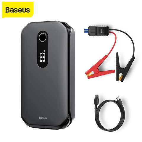 Baseus 12000 мАч автомобильный стартер Power Bank 1000A пусковой усилитель устройства Автомобильный аварийный аккумулятор для 3.5L/6L автомобильный усилитель 1005001487751150