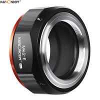 K & F Concept M42-NEX PRO Высокоточный адаптер объектива для Sony NEX E Mount Cameras профессиональный адаптер кольцевой трансферный объектив M42 1005001493434159