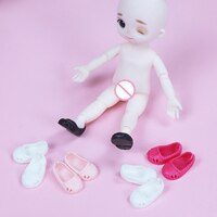 4 пары обуви высокого качества для шарнирной куклы 16 см, подставка для кукол, Прочие аксессуары, универсальные туфли из ПВХ для кукол 1/8 1005001502427500