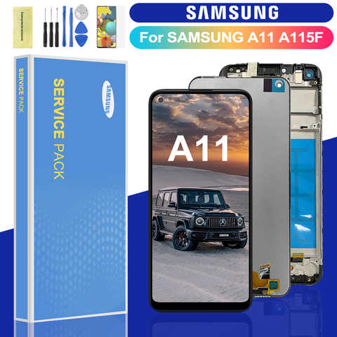 ЖК-дисплей для Samsung A11, сенсорный экран с дигитайзером в сборе для Galaxy A11, A115, A115F/DS, A115F, A115M 1005001521184541