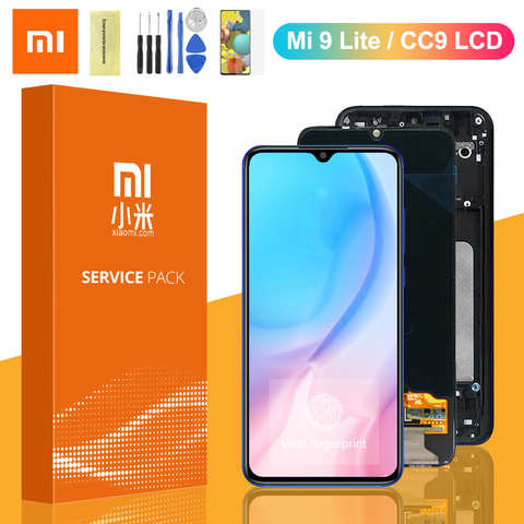 100% Оригинальный дисплей для Xiaomi Mi 9 Lite ЖК-дисплей сенсорный экран дигитайзер в сборе с рамкой для Xiaomi Mi CC9 Mi9 Lite 1005001566619167