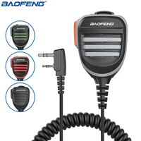 Baofeng водонепроницаемый PTT плечевой динамик микрофон для Baofeng Walkie Talkie UV-5R BF-888S PLUS UV-S9 Pro двухстороннее радио 1005001585575776