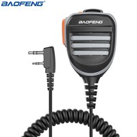 Портативная рация Baofeng, динамик, микрофон PTT, микрофон для Baofeng, UV-5R BF-888S UV-82 PLUS UV 13 Pro, двухстороннее радио 1005001586741372