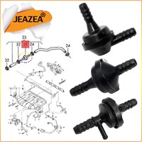 JEAZEA 058905291 55568437 07C133529A вакуумный выхлопной обратный клапан для VW Audi Buick Opel Chevrolet автомобильные аксессуары воздушный насос двигателя 1005001593054403