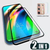 Закаленное стекло 2 в 1 9D для MOTO G9 Plus G8 Play G7 Power G 5G Plus, защита экрана камеры, пленка для объектива камеры Motorola G9 Play, стекло 1005001593547781