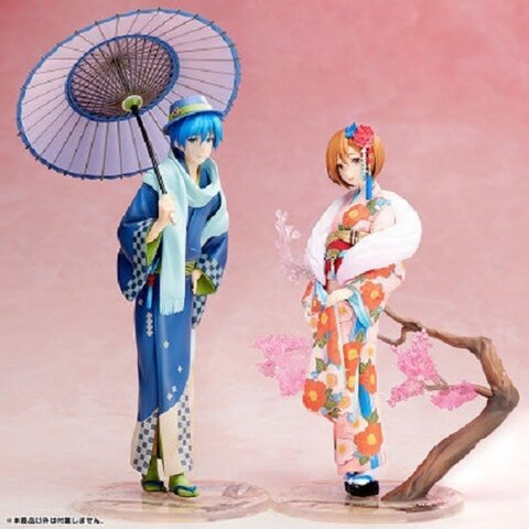 Аниме Kaito Hanairogoromo 25 см с Зонт кимоно цветок ткань Ver 1/8 Масштаб ПВХ экшн-фигурка Коллекционная модель игрушка кукла подарок 1005001597606326