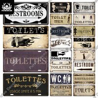 Металлический знак Putuo, металлический винтажный номерной знак для бара, клуба, туалета, ванной комнаты, туалета, декор для двери 1005001616716511