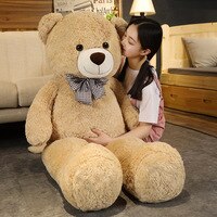 Высококачественный гигантский Американский медведь, плюшевая кукла, мягкое Мягкое Животное, плюшевый медведь, плюшевые игрушки для детей, девочек, подарок на день рождения для влюбленных 1005001619685946