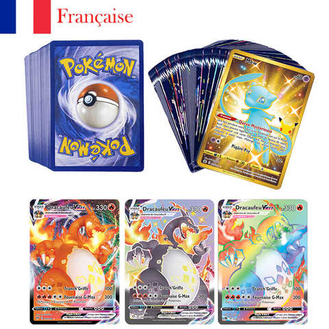 20-300 шт французская версия Pokemon Card с 300 G x 300 V Max VMAX Vstar 20 EX 20MEGA 1005001640215061
