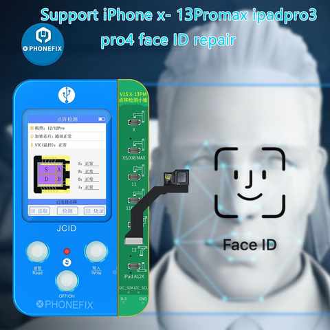 Точечная матрица JC V1SE для ремонта iPhone, не работает, фиксация лица, фоточувствительность, оригинальный цвет, сенсорный аккумулятор, сканер отпечатка пальца, программатор 1005001640577086