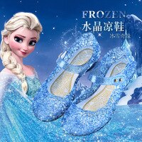 Disney frozen 2 сандалии принцессы для девочек детские сандалии Дождь обувь Кристалл Эльза Осенняя обувь 1005001645192195