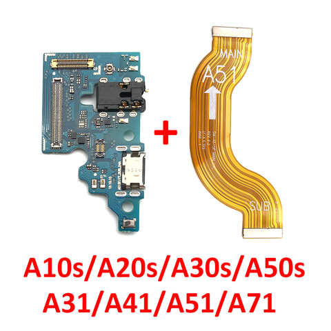 Док-станция с USB-портом для зарядки и шлейфом основной материнской платы для Samsung Galaxy A10S, A20S, A30S, A31, A41, A51, A71, A21s 1005001651959378