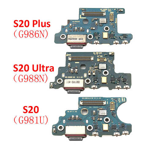 Оригинальная USB-зарядная плата Flex для Samsung Galaxy S20 S21 Plus Ultra Fe 4G 5G G981B USB-порт разъем док-станция зарядный гибкий кабель 1005001664626648