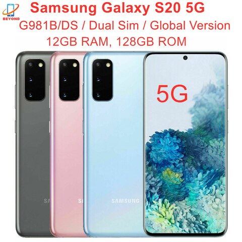 Samsung Galaxy S20 телефон, Восьмиядерный, экран 6,2 дюймов 1005001666987733