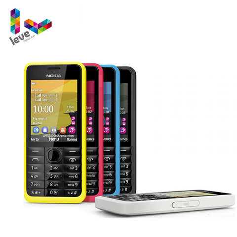 Оригинальный разблокированный телефон Nokia 301, телефон с ивритом, WCDMA, 3 Мп, 2,4 дюйма, одна и две Sim-карты, Восстановленный 1005001671920621