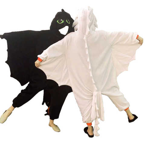 Женская пижама-кигуруми из аниме «Как приручить дракона», комбинезон без зубов для косплея, одежда для косплея дракона и детей 1005001679160726