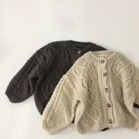 MILANCEL, коллекция 2022 года, зимняя детская одежда, свитер для девочек с одной грудью, трикотажный женский свитер 1005001689205237