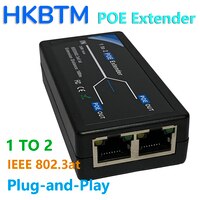 Удлинитель HKBTM POE на 2 порта, 100 Мбит/с, IEEE 802.3af 1005001689944497